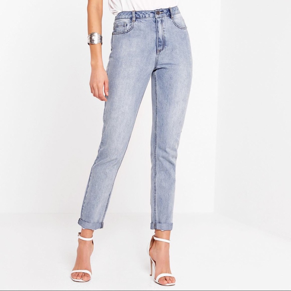 Riot high rise mom jean